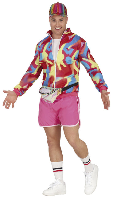 Costume Neon 80S colorato da uomo