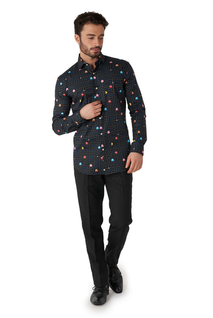 Camicia PAC-MAN Uomo <tc>OppoSuits</tc>