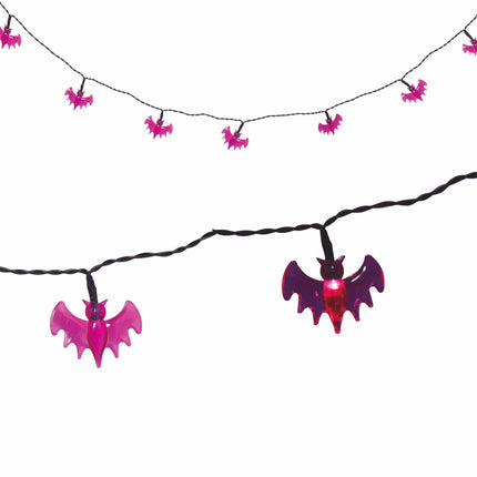 Ghirlanda luminosa di Halloween LED Pipistrelli 1,55 m