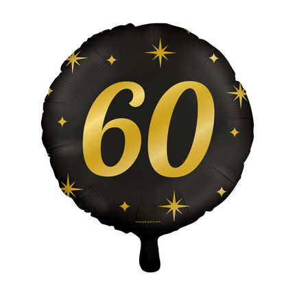 Palloncino ad elio 60 anni vuoto 30 cm