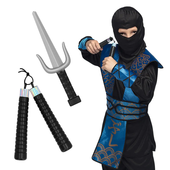 Set di armi finte Ninja Boy 2 pezzi