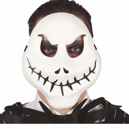 Maschera di Halloween bianca da fantasma