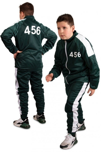 Tuta da ginnastica gioco calamaro coreano bambino