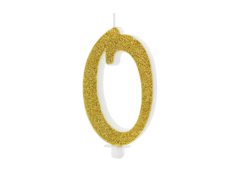 Candela 0 Anno Oro 10cm
