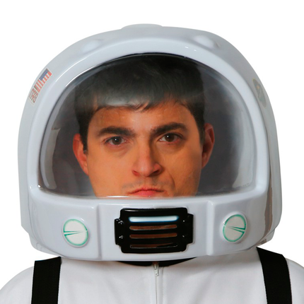 Casco da astronauta grande