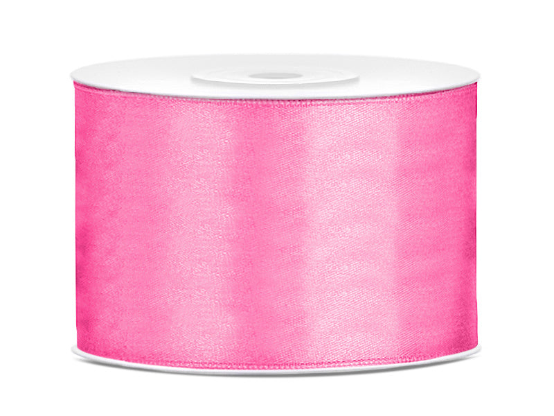 Nastro di raso rosa 50mm 25m