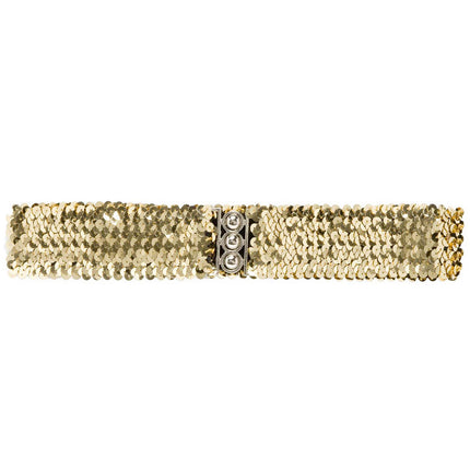 Cintura d'oro con paillettes