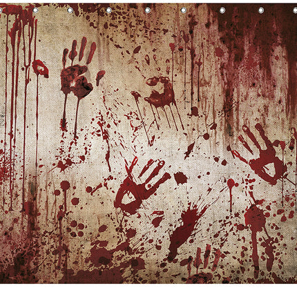 Tenda di Halloween Mani insanguinate