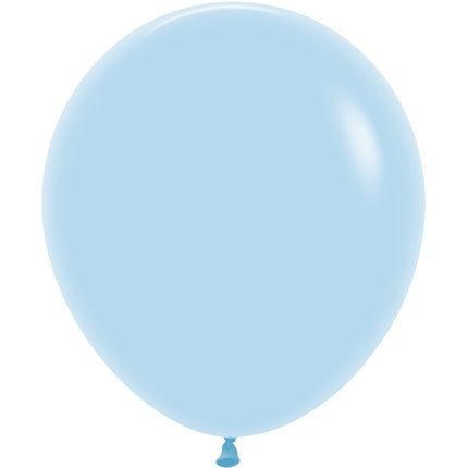 Palloncini blu opaco pastello 45 cm 25 pezzi