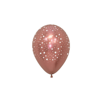 Palloncini Stelle Reflex Mix 12cm 50pz