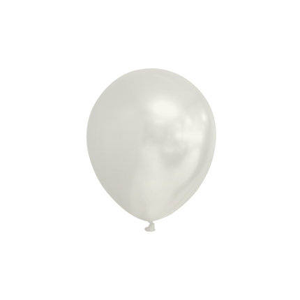 Palloncini bianchi metallizzati 13cm 100pz