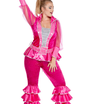 Tuta da discoteca Rosa Donna
