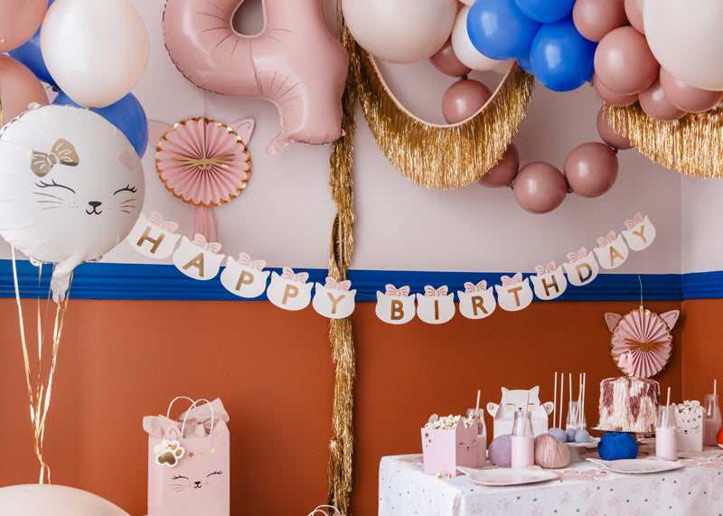 Ghirlanda di lettere Happy Birthday 2,8 m