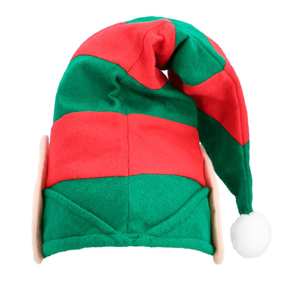 Elfo con cappello natalizio