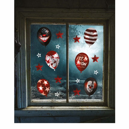 Palloncini per la decorazione della finestra di Halloween