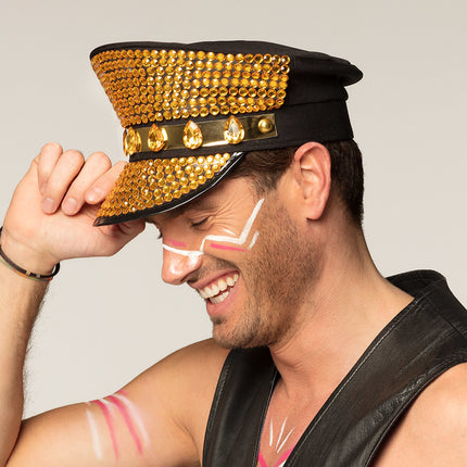 Cappello Oro Glitterato