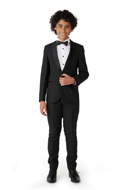Ragazzo in smoking nero adolescente <tc>OppoSuits</tc>
