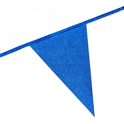Bandiera blu glitterata 6m