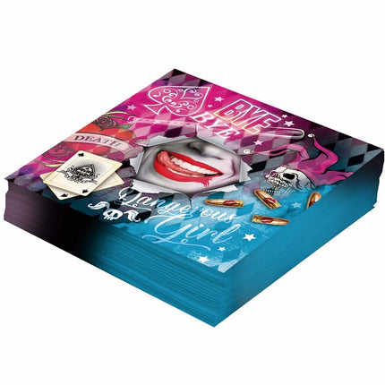 Tovaglioli Suicide Squad 33 cm 12 pezzi