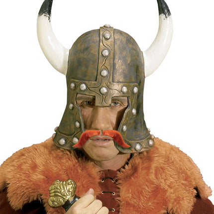 Baffi finti vichinghi rossi