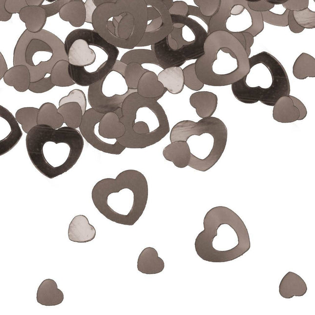 Coriandoli da tavola Cuore Argento 14gr