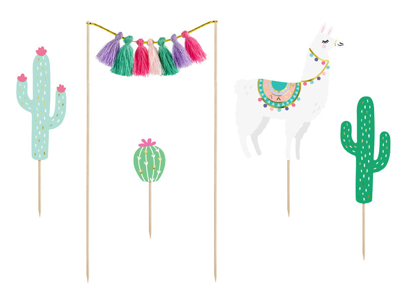 Cake topper Lama 20cm 5pz
