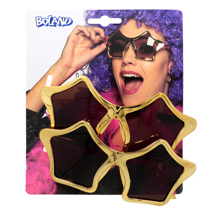 Occhiali d'oro Star 2 pezzi