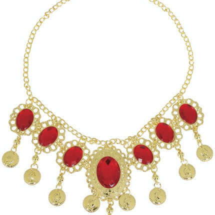 Collana Oro Rosso Diamanti