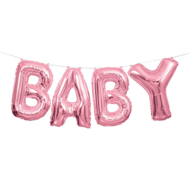 Palloncino in foil Baby Pink 35cm