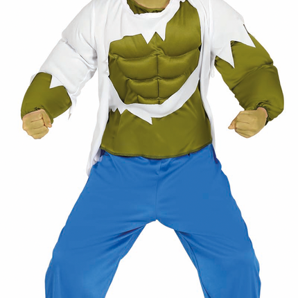 Uomo Forte Bambino Verde