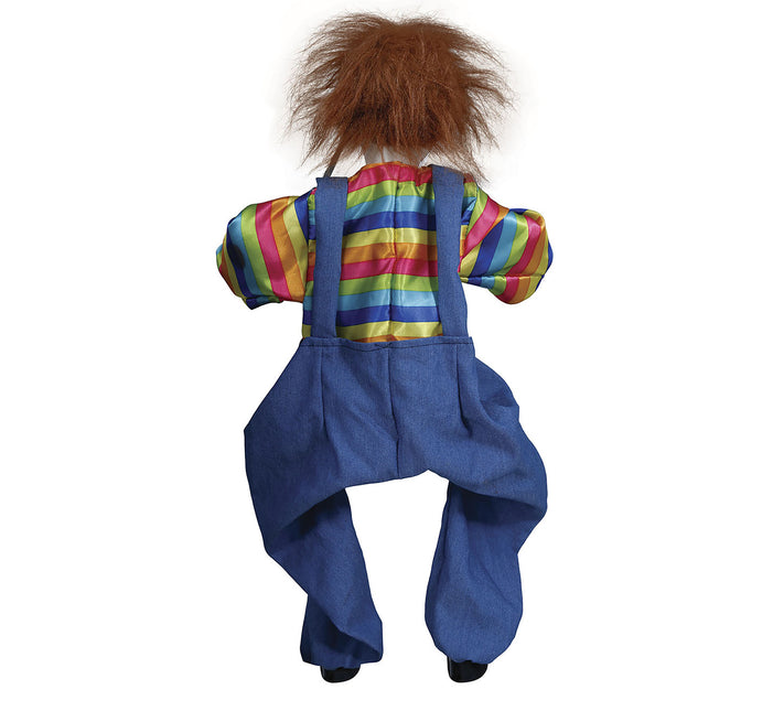 Bambola clown di Halloween con luci e suoni 70 cm