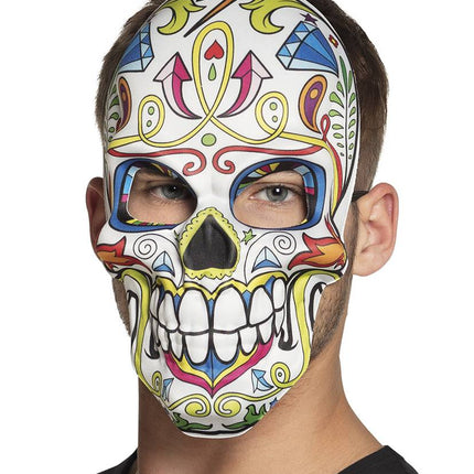 Maschera messicana Mr Day Of The Dead