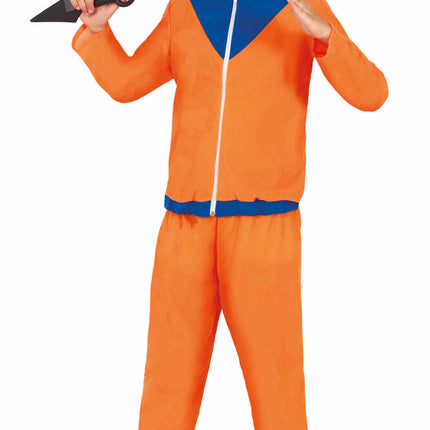 Costume da Ninja bambino arancione