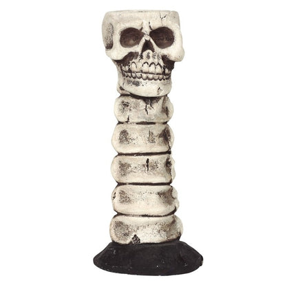 Portacandela Halloween Teschio 17cm