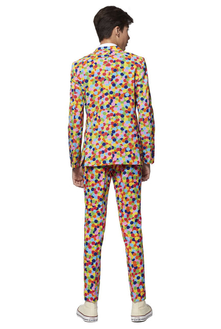 Costume da festa con coriandoli Ragazzo Teen <tc>OppoSuits</tc>