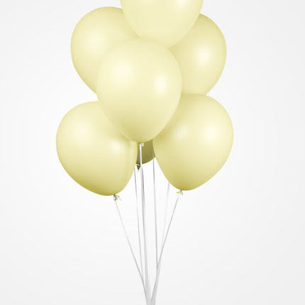 Palloncini gialli pastello Macaron 30cm 10pz