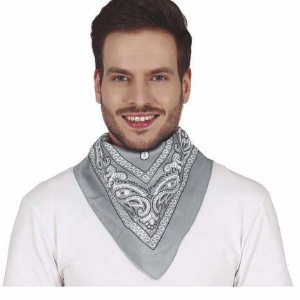 Sciarpa da cowboy grigio scuro