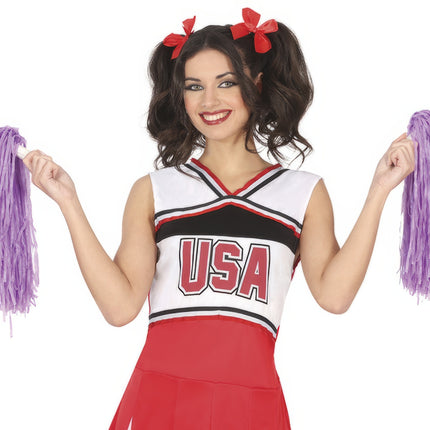Pompom lilla 2 pezzi