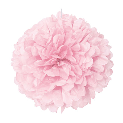 Pompon rosa chiaro 40 cm