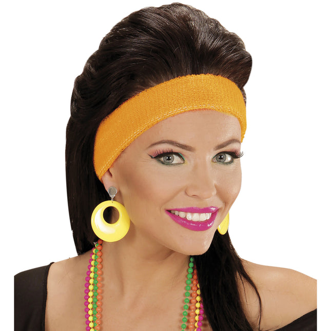 Orecchini giallo neon