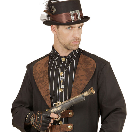 Fibbia Steampunk per cappello