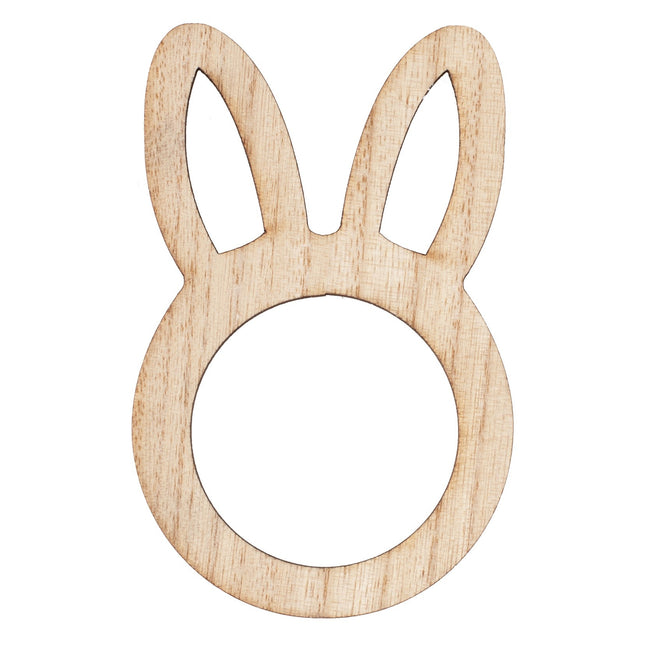 Decorazione da tavola pasquale Coniglio di legno 6,5 cm