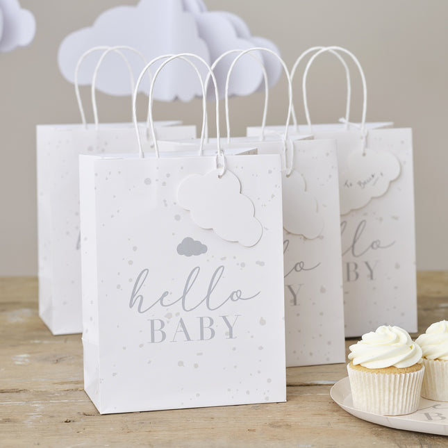 Sacchetti per feste Hello Baby 15cm 5pz