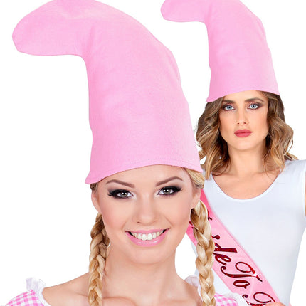 Cappello da gnomo rosa