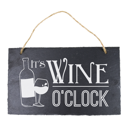 Piatto in ardesia Wine O'Clock 25 cm