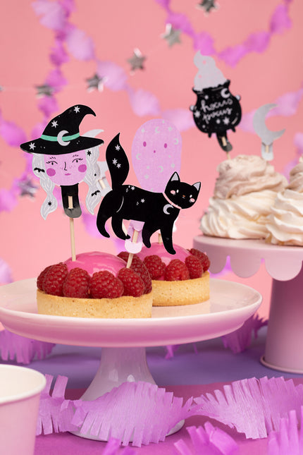 Toppers per cupcake di Halloween 14cm 6pz