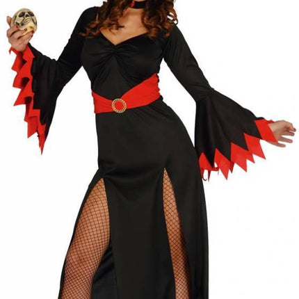 Costume Halloween Donna Strega Rosso