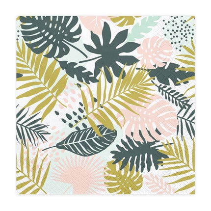 Tovaglioli Hawaii Foglia di Palma 33cm 20pz