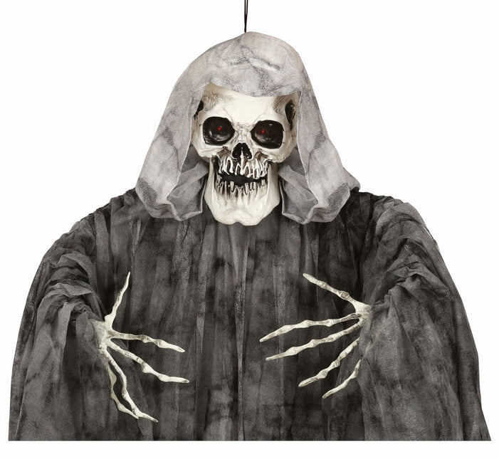 Decorazione appesa di Halloween Scheletro con luce 1,7 m