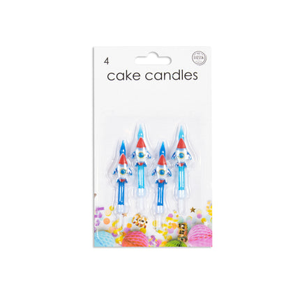 Candele a razzo 5,9 cm 4 pezzi